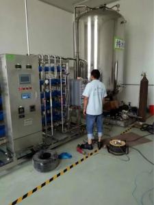 苏州果饮厂安装3吨/小时生产纯净水设备